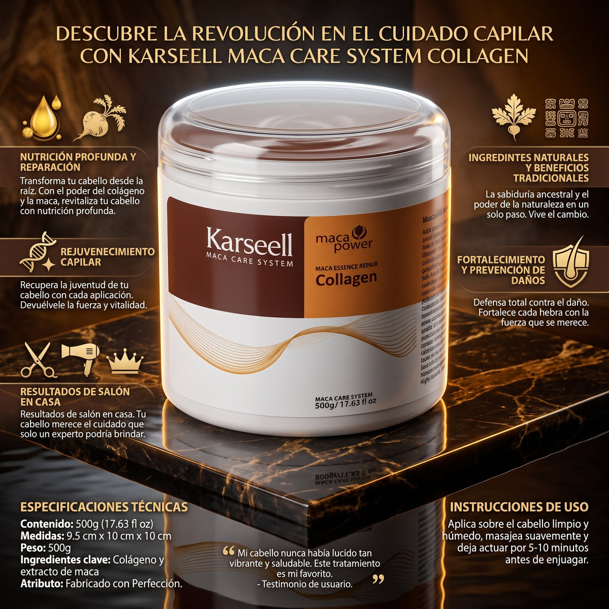 Mascarilla Karseell Colágeno 500 G